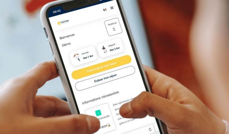 livret d'accueil digital location saisonnière keylodge